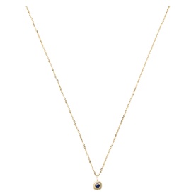 Fine September Birthstone Pendant Necklace