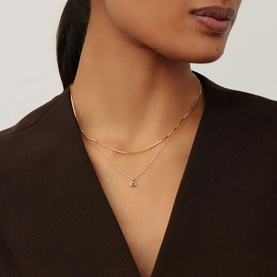 Fine October Birthstone Pendant Necklace