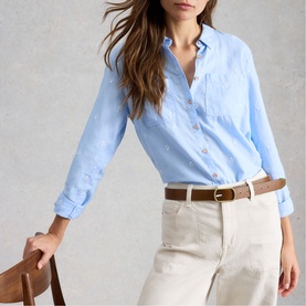 Sophie Printed Embroidered Shirt