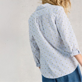 Sophie Striped Embroidered Shirt