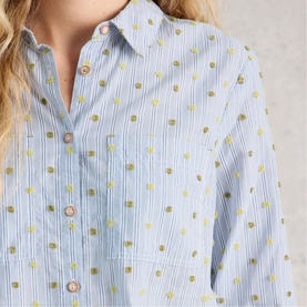 Sophie Striped Embroidered Shirt