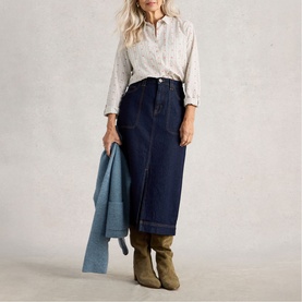 Sophie Striped Embroidered Shirt