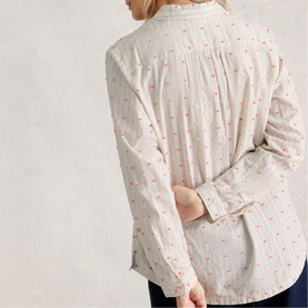 Sophie Striped Embroidered Shirt