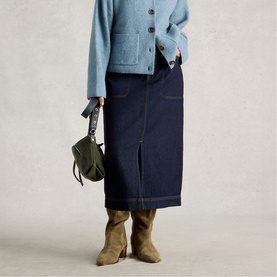 Tia Denim Pencil Skirt