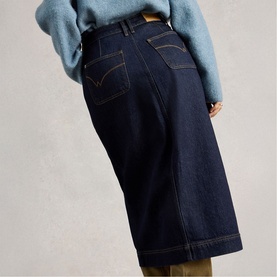 Tia Denim Pencil Skirt