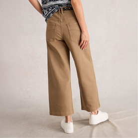 Tia Cropped Wide Leg Jeans
