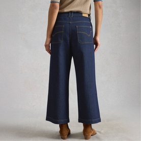 Tia Cropped Wide Leg Jeans