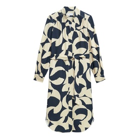 Alisa Printed Flared Dress
