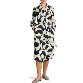 Alisa Printed Flared Dress