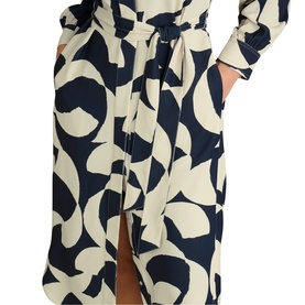 Alisa Printed Flared Dress