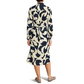 Alisa Printed Flared Dress