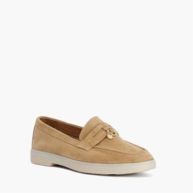 Grinning Suede Slip On Loafers