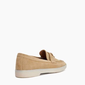 Grinning Suede Slip On Loafers