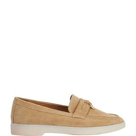 Grinning Suede Slip On Loafers