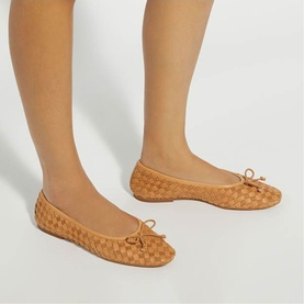Heat Bow Ballet Pumps
