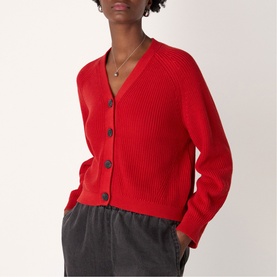 Rib Knit Cardigan