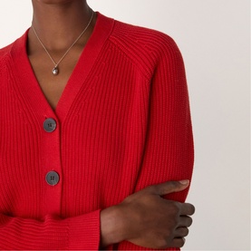 Rib Knit Cardigan