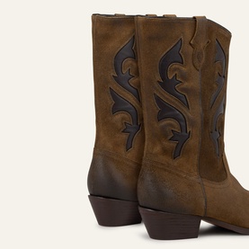 Curtis Suede Cowboy Boots