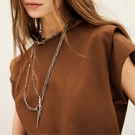 Pio Shoulder Pad Boxy T-Shirt