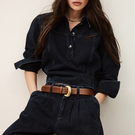Tavy Denim Polo Shirt