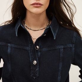 Tavy Denim Polo Shirt