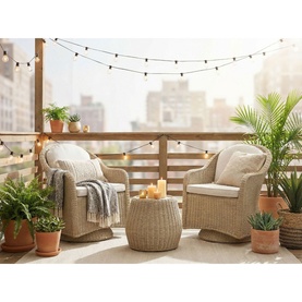 Hattie Garden Duo Swivel Lounge Set