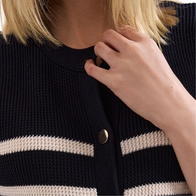 Grace Stripe Knit Cardigan