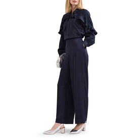 Slingback Leather Block Heels