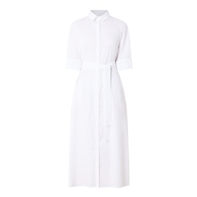 Cognac Shirt Dress