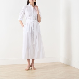 Cognac Shirt Dress