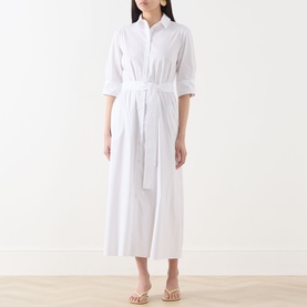 Cognac Shirt Dress