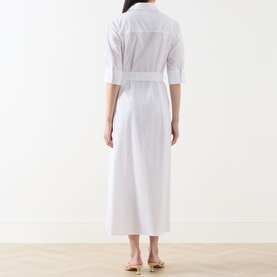 Cognac Shirt Dress