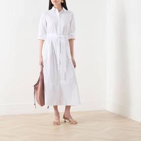 Cognac Shirt Dress