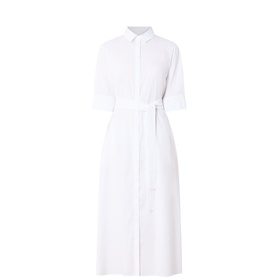 Cognac Shirt Dress