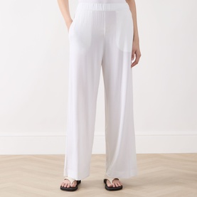 Cropped Wide Leg Trousers