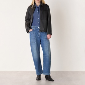 Patch Pocket Denim Casual Shirt