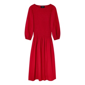 Wide Spaced Shirred Dress