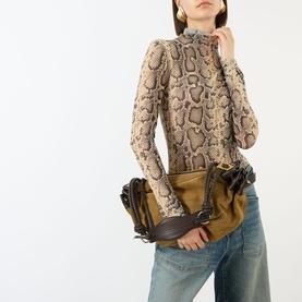 Maia Medium Suede Crossbody Bag