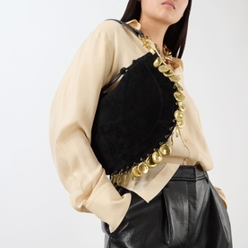 Oskan Soft Zip Medallions Crossbody Bag