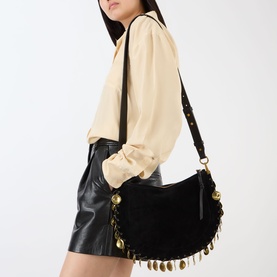Oskan Soft Zip Medallions Crossbody Bag