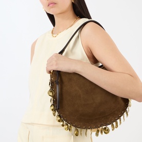 Oskan Soft Zip Medallions Crossbody Bag