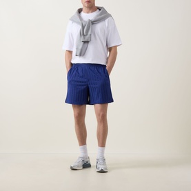 Satin Stripe Linerless Short 7"