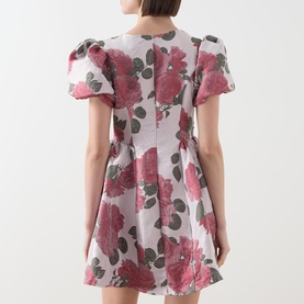 Good Days Jacquard Mini Dress