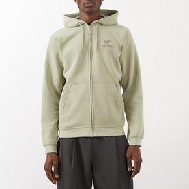 Emblem Fleece Logo Zip Hoodie