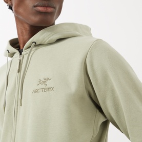 Emblem Fleece Logo Zip Hoodie