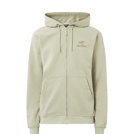 Emblem Fleece Logo Zip Hoodie