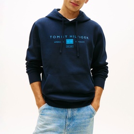 Logo Terry Drawstring Hoodie