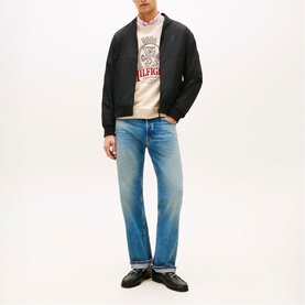 Tonal Logo Water-Resistant Bomber Jacket