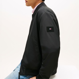 Tonal Logo Water-Resistant Bomber Jacket