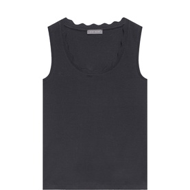 Scallop Trim Tank Top
